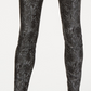 INC International Concepts Women's Plus Foiled Metallic Skinny Pants Black Size 18