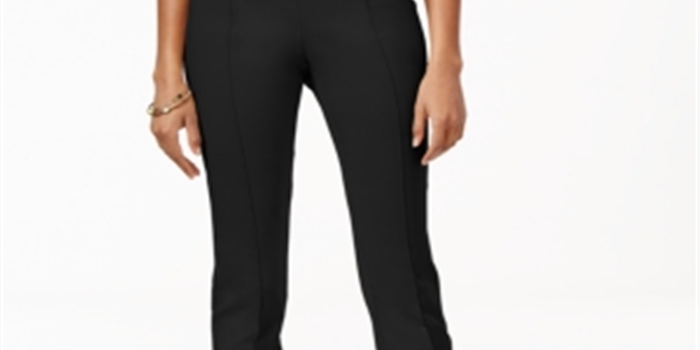 Style & Co Women's SeaPull on Skinny Pants Black Size Petite S