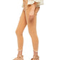 Free People Women's Camel Wild Child Skinny Jeans Camel Brown Size 26