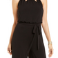 Thalia Sodi Women's Chain Neck Jumpsuit Black Size Medium