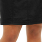 Karen Scott Women's Plus Knit Waistband Skort Black Size 22W