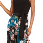 INC International Concepts Women's 2 in 1 Keyhole Back Maxi Dress Black Size 6 Petite