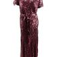R M Richards Women's Plus Embellished Godet Gown Red Size 22W