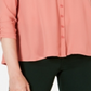 Style & Co Women's High Low Swing Top Orange Size Large