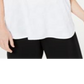 Alfani Women's V Neck Textured Top White Size Petite Small