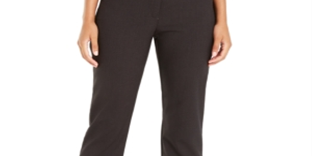 Alfani Women's Straight Leg Pants Gray Size 12