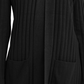 Alfani Women's Ribbed Cardigan Black Size Petite Medium