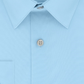 Calvin Klein Men's Classic Regular Fit Stretch Flex Collar Solid Dress Shirt Blue Size 17.5X34-35
