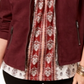 Style & Co Women's Faux Suede Moto Jacket Red Size XS