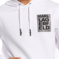 Karl Lagerfeld Men's Small Block Logo Hoodie White Size XX-Large