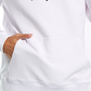 Karl Lagerfeld Men's Small Block Logo Hoodie White Size XX-Large