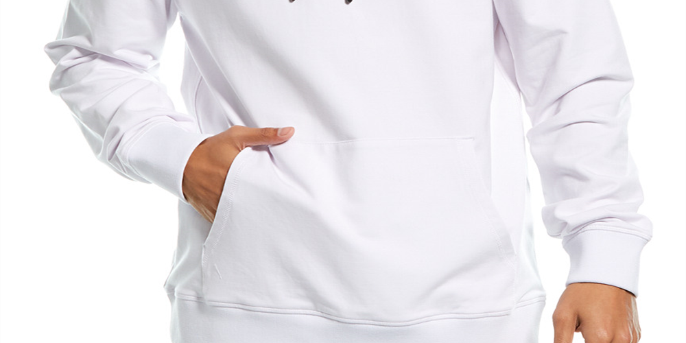 Karl Lagerfeld Men's Small Block Logo Hoodie White Size XX-Large