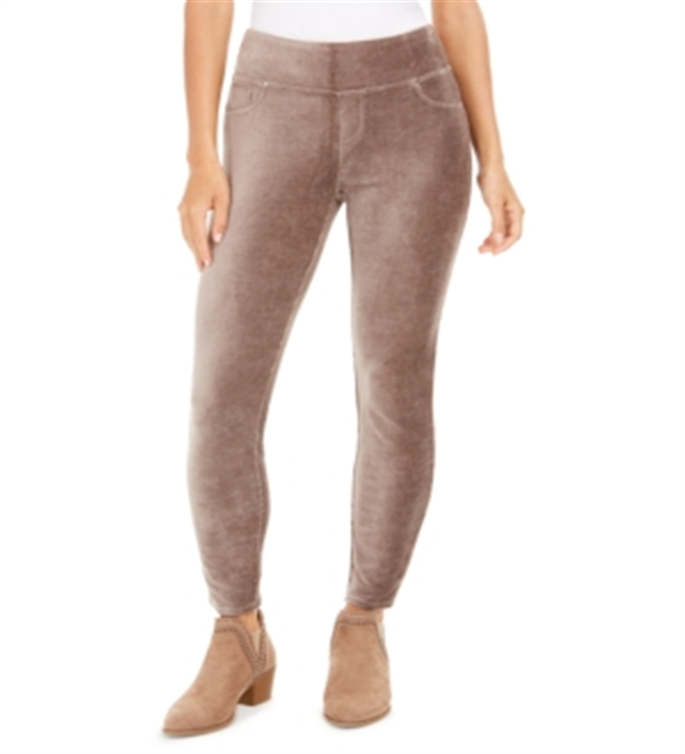 Style & Co Women's Skinny Corduroy Pants Brown Size 2 Extra Large