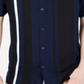 Alfani Men's Collared Classic Fit Dress Shirt Blue Size Small