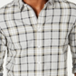 American Rag Men's Plaid Button Down CollarShirt Gray Size Medium