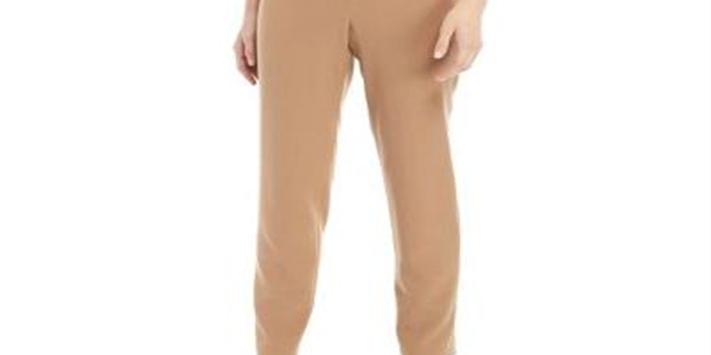 Anne Klein Women's Zippered Pants Brown Size 4