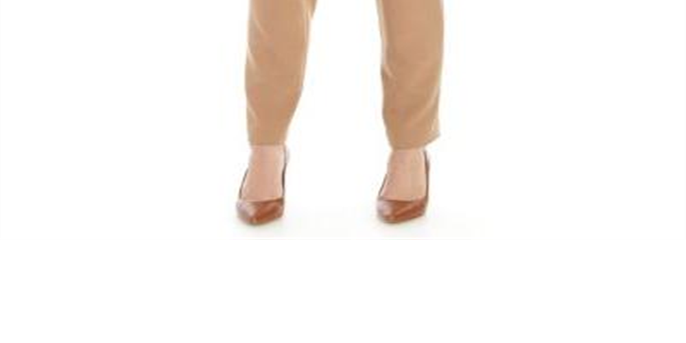 Anne Klein Women's Zippered Pants Brown Size 4