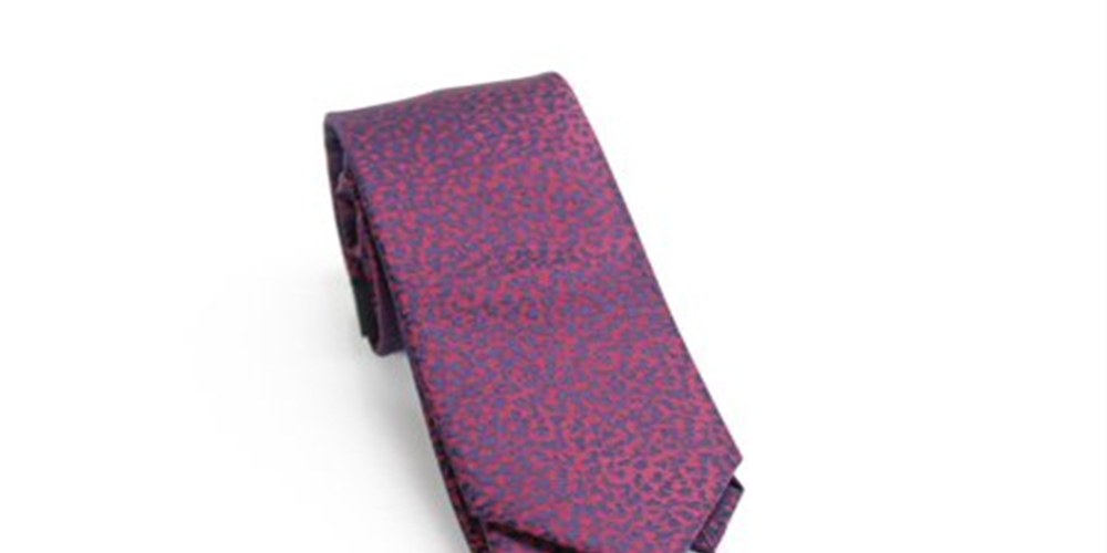INC International Concepts Men's Patterned Slim Neck Tie Red One Size