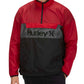 Hurley Men's Siege Anorack Jacket Red Size Large