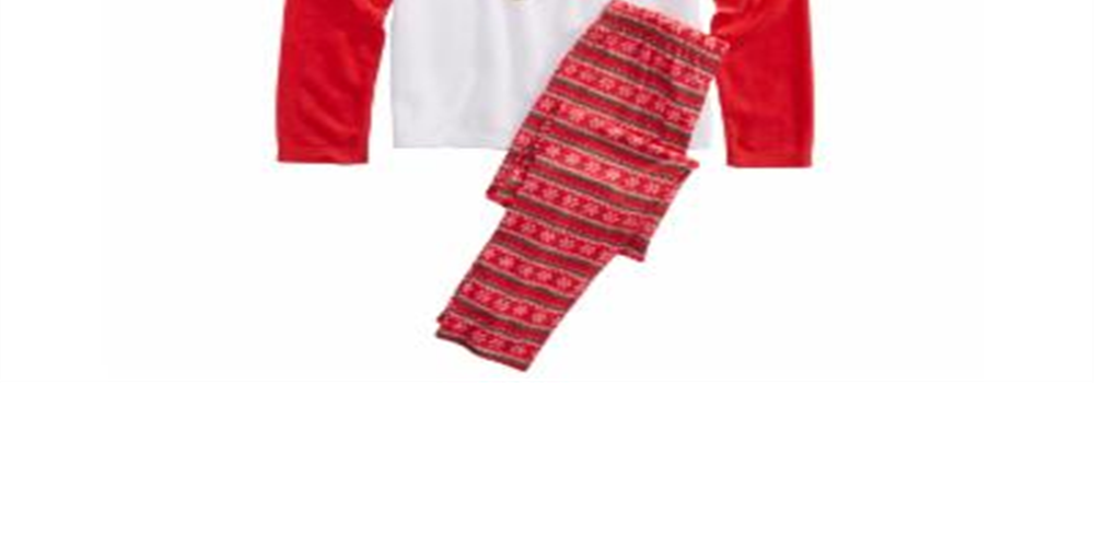 Max & Olivia Little & Big Girl's 2 Pc Santa's Squad Pajamas Set White Size -L (10-12)