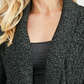 Karen Scott Women's Turbo Cocoon Cardigan Black Size X-Small