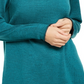 Eileen Fisher Women's Funnel-Neck Wool Sweater Green Size Medium