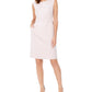 Anne Klein Women's Seam Waist Sheath Dress Pink Size 12