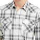 Sun + Stone Men's White Printed Collared Dress Shirt White Size Small