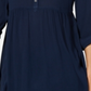 Style & Co Women's Babydoll Tunic Shirt Blue Size PP