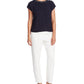 Vince Camuto Women's Vince Camuto Button Shoulder Top Blue Size Medium
