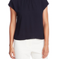 Vince Camuto Women's Vince Camuto Button Shoulder Top Blue Size Medium