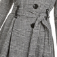 Madden Girl Junior's Drama Skirted Coat Gray Size XX-Large