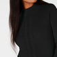 Karen Scott Women's Long Sleeve Mock Neck Sweater Black Size Petite Large