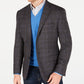 Ralph Lauren Men's Windowpane Plaid Blazer Gray Size 43