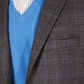 Ralph Lauren Men's Windowpane Plaid Blazer Gray Size 43