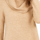 Style & Co Women's Cowlneck Sweater Brown Size -Petite S