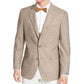 Tommy Hilfiger Men's Trevor Woven Plaid Two-Button Blazer Beige Size 44