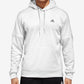 Adidas Men's Team Issue Fleece Hoodie White Size XX-Large