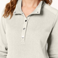 Karen Scott Women's Petite Stand-Collar Snap-Front Top White Size PM