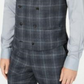 Ralph Lauren Men's Suit Vest Plaid Double-Breast Charcoal Size Medium