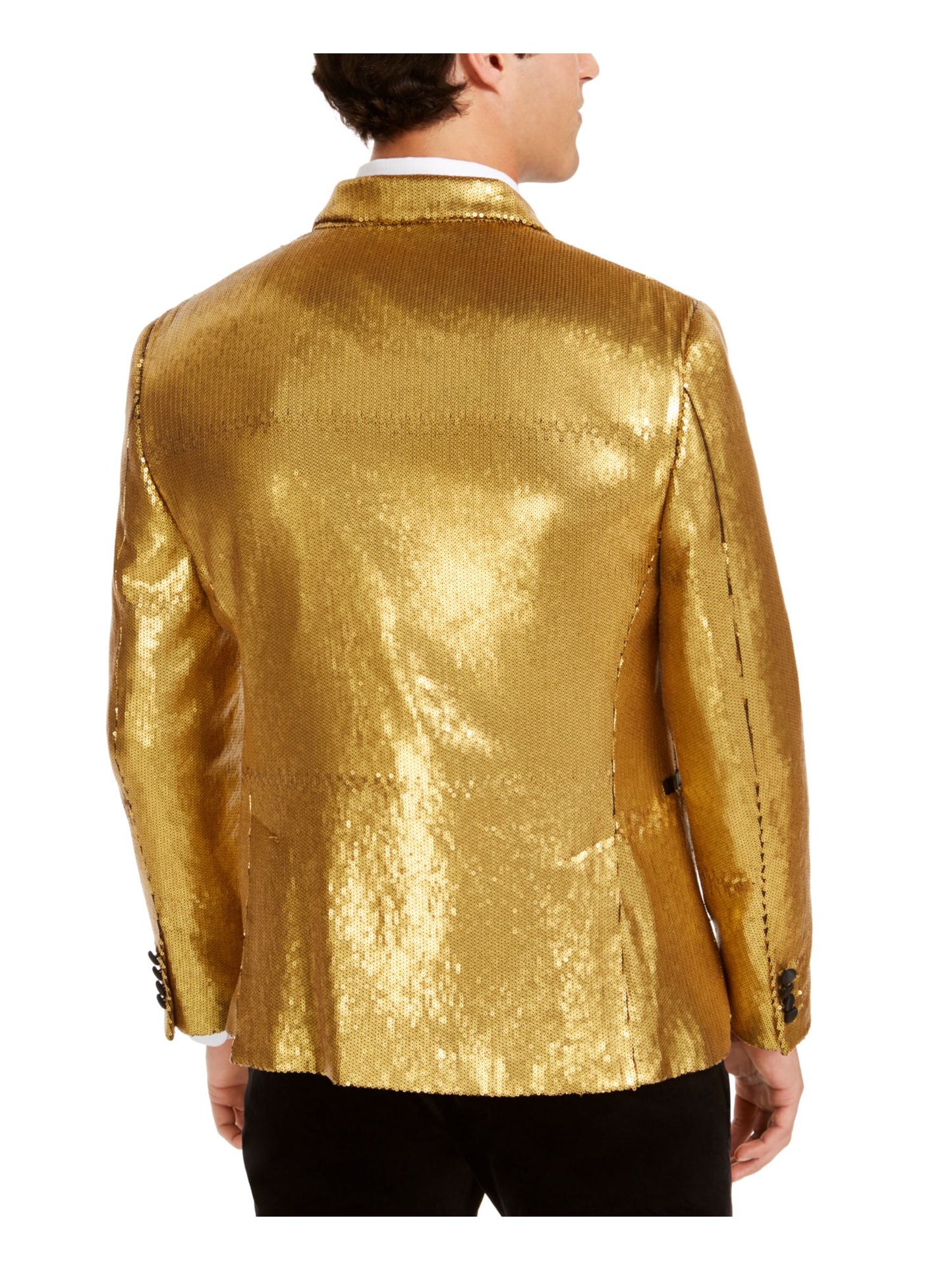 INC International Concepts Men's Tall Blazer Yellow Size XXX-Large