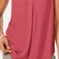 Alfani Women's Satin V Neck Tank Top Red Size Large