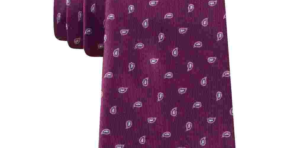 Michael Kors Men's Silk Professional Neck Tie Purple Size Regular