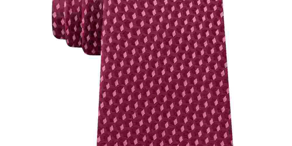 Michael Kors Men's Silk Business Neck Tie Red Size Regular