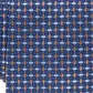Perry Ellis Men's Blue Geometric Slim Neck Tie Beige Size Regular