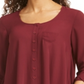 Style & Co Women's Swing Blouse Wine Size Petite L