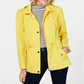 Charter Club Women's Anorak Rain Jacket Yellow Size Petite XL