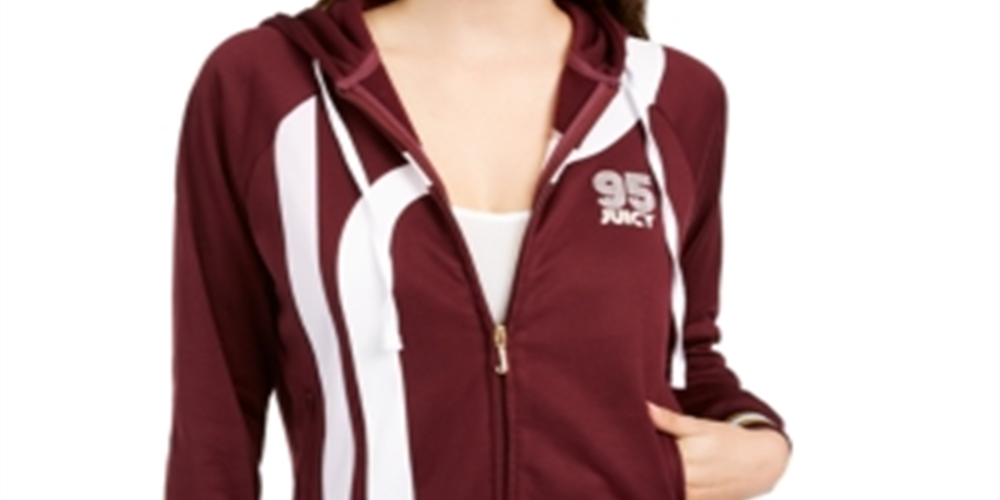 Juicy Couture Women's on Tour Logo Track Jacket Fig Size X-Large