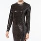 B Darlin Junior's Disco Dot Bodycon Dress Black Size 0