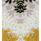 JM Collection Women's Printed Zip Neck Tunic Yellow Size 0X